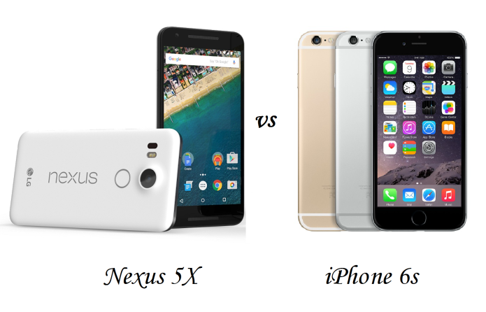 Nexus 5X vs iPhone 6s comparison preview