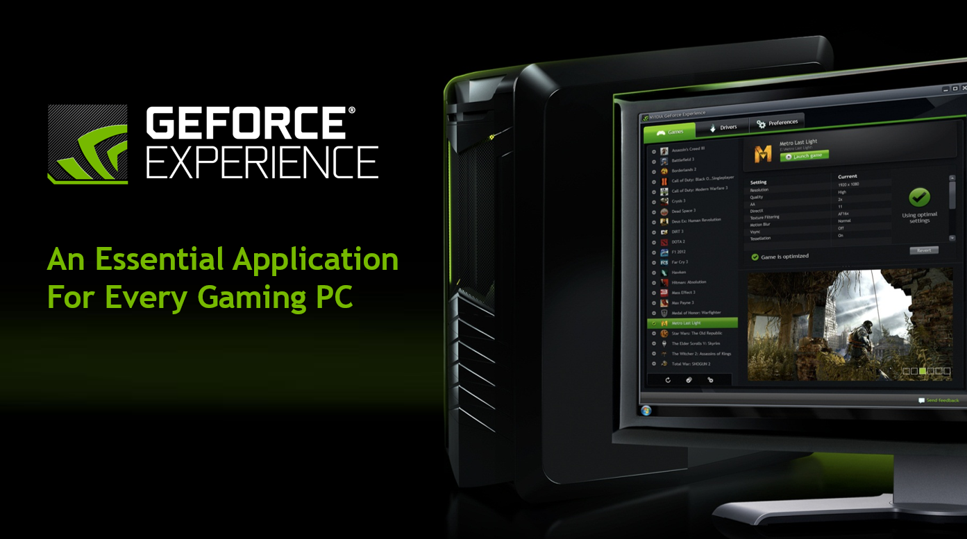 NVIDIA GeForce Experience splits from standard GPU drivers