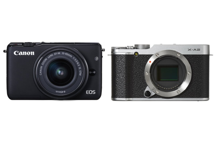 Canon EOS M10 vs Fujifilm X-A2 Specifications Comparison
