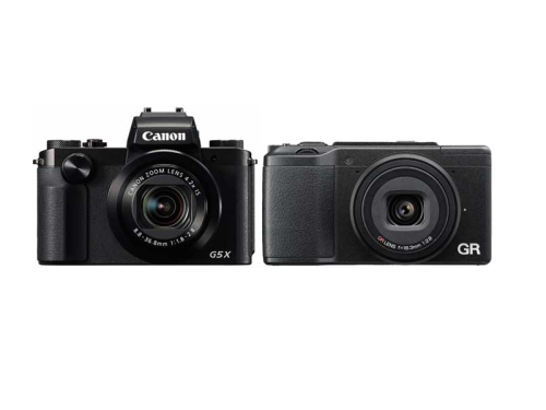 Canon G5 X vs Ricoh GR II Specifications Comparison