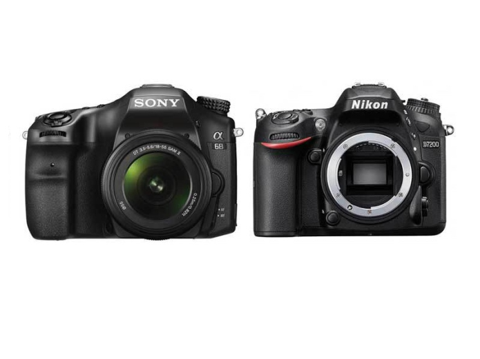 Sony A68 vs Nikon D7200 Specifications Comparison