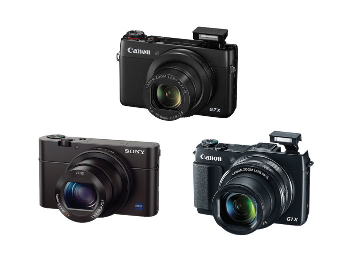 Canon PowerShot G7 X vs Sony RX100 III vs G1 X Mark II Specifications Comparison