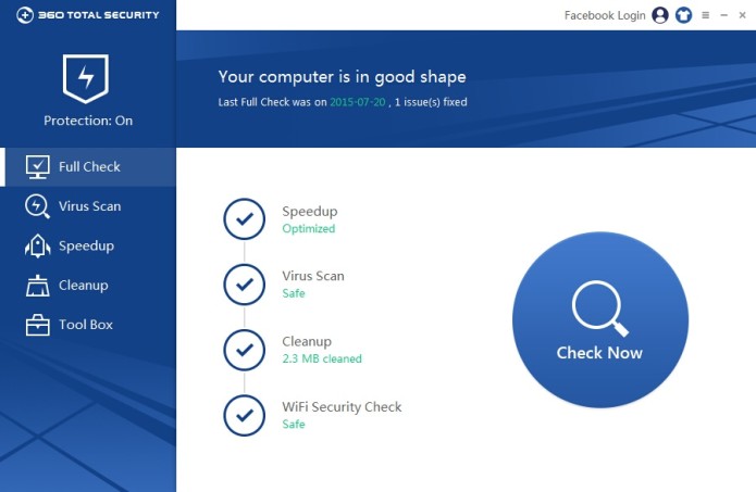 Qihoo 360 Total Security 2016 review: a whole security suite for free
