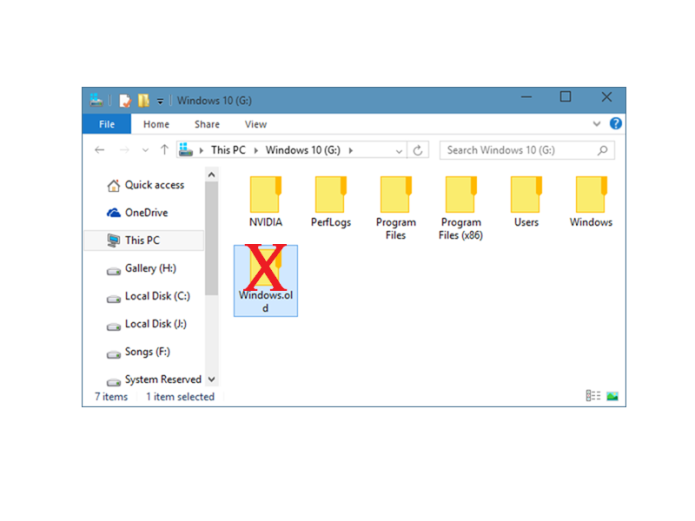 How to Delete the Windows.old Folder in Windows 10