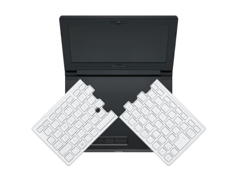 Tiny 8-inch laptop has slick 12-inch folding keyboard