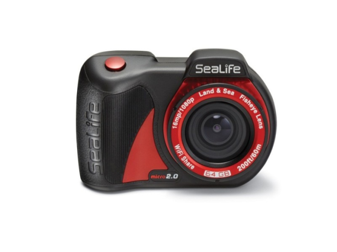 SeaLife Micro 2.0 camera is waterproof to 60m, no case required