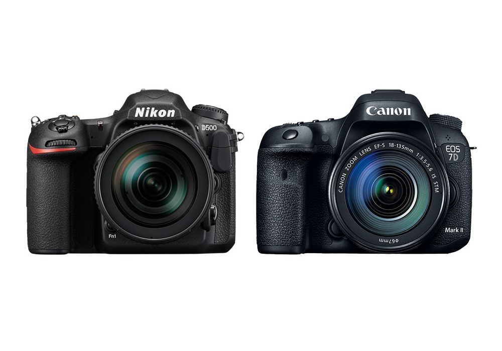 Nikon D500 vs Canon 7D Mark II Specifications Comparison