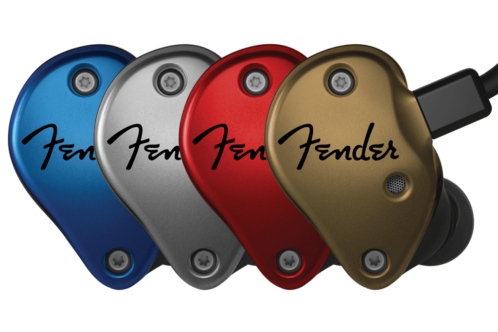 Fender inear headphones series arrives with 5 models