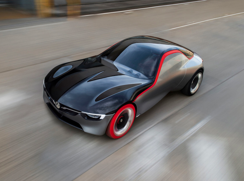 Opel GT Concept is as red hot as its tires
