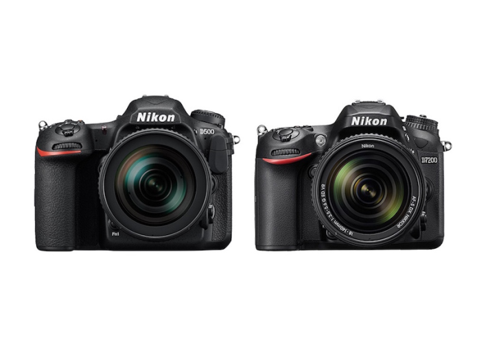 Nikon D500 vs D7200 Specifications Comparison
