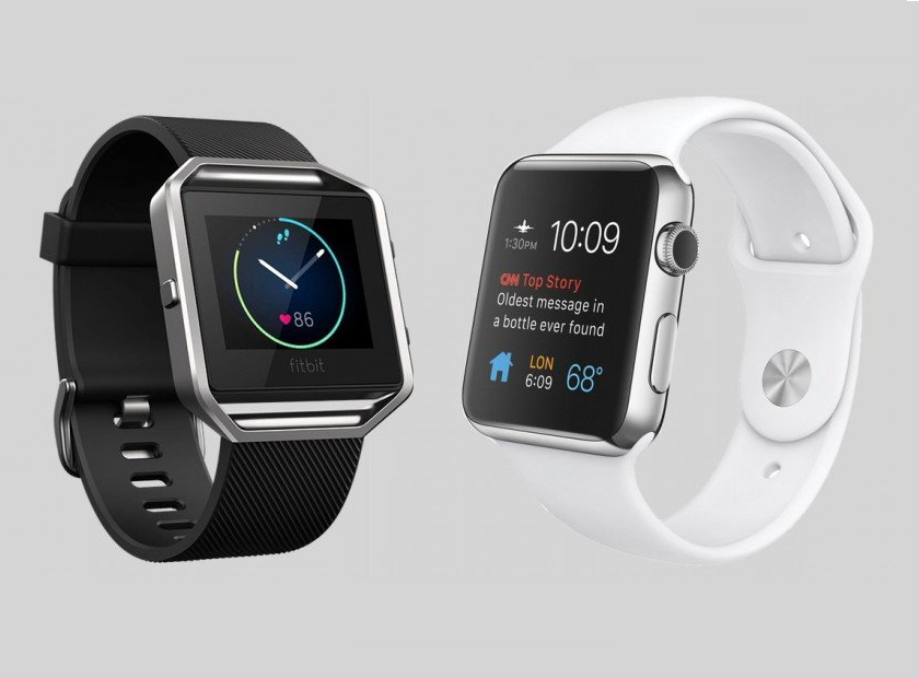 fitbit blaze vs apple watch 4