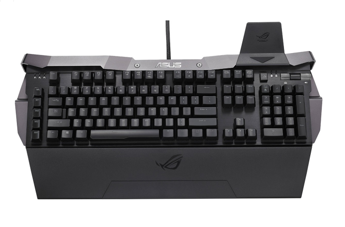 ASUS Horus GK2000 Gaming Keyboard Brings Aggressive Styling, Onboard Mapping Storage