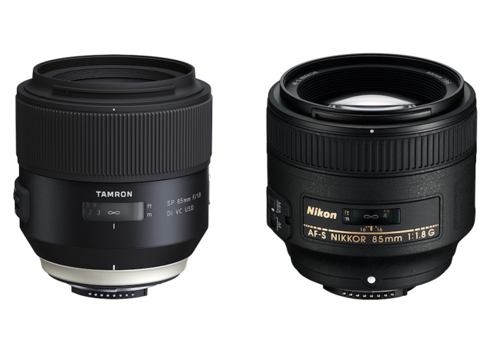 Tamron SP 85mm f/1.8 Di VC USD vs Nikon AF-S 85mm f/1.8G Comparison