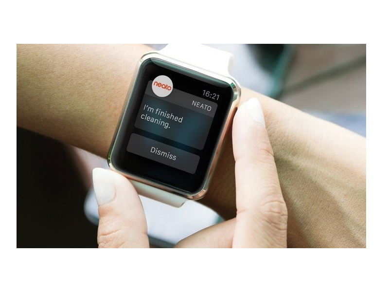 Neato Botvac Connected: smartwatch controlled