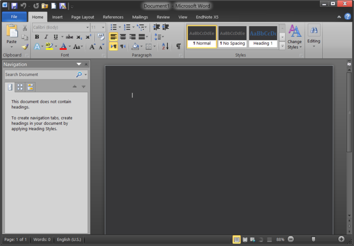How to Turn on the Black Theme in Microsoft Office