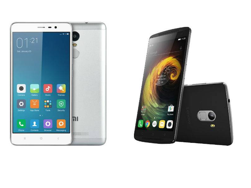 Top Note smartphones H1 2016 : Lenovo Vibe K4 Note VS Xiaomi Redmi Note 3 Pro VS…