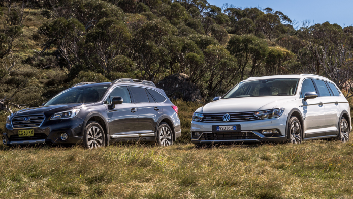 2016 Volkswagen Passat Alltrack 2.0TDI v 2016 Subaru Outback 3.6R Comparison