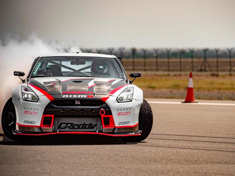 Nissan GT-R sets drift record at 189 mph
