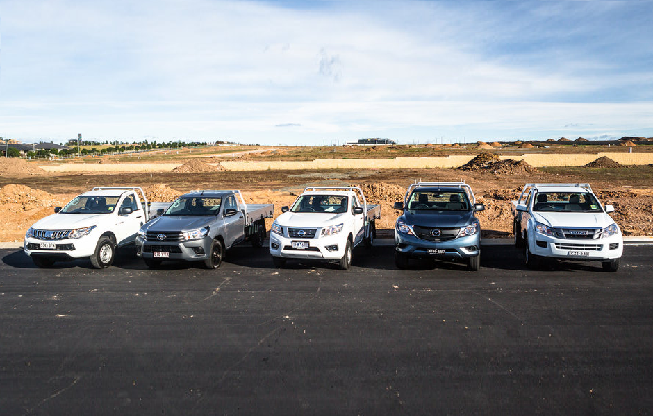 Single-cab ute comparison : Isuzu D-Max v Mazda BT-50 v Mitsubishi Triton v Nissan Navara v Toyota HiLux