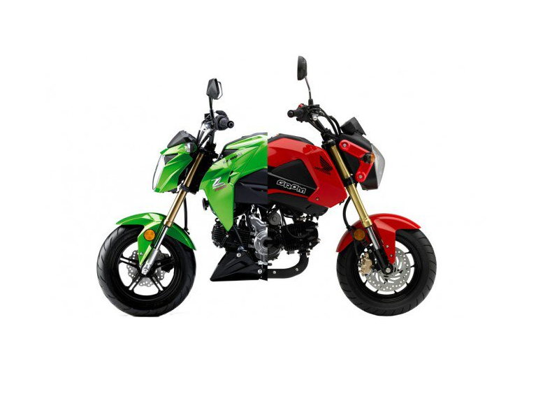Kawasaki Z125 Pro Vs. Honda Grom – On The Dyno!