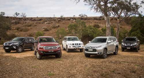 Family 4×4 SUV Comparison : Ford Everest v Isuzu MU-X v Mitsubishi Pajero Sport v Toyota Fortuner v Nissan Patrol