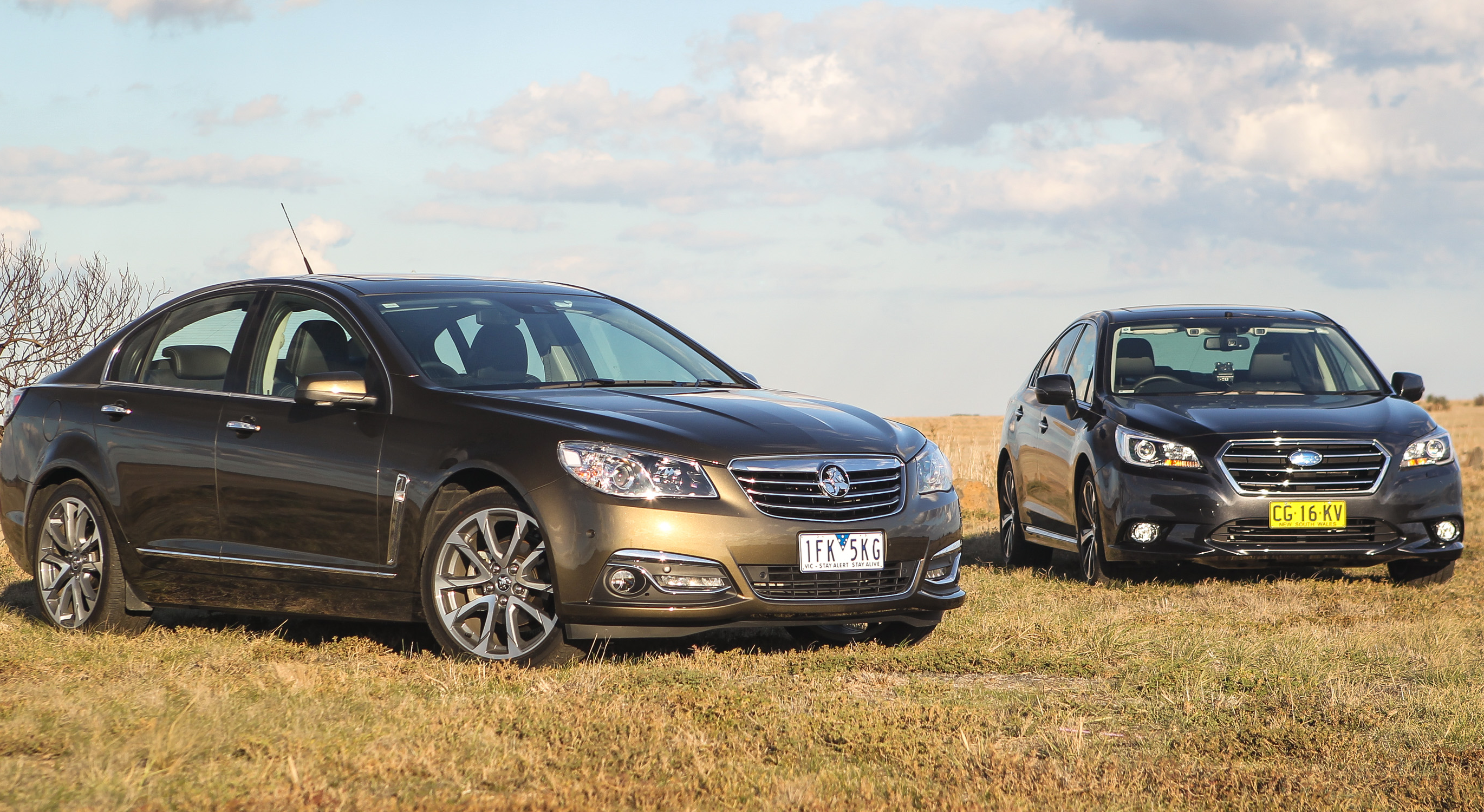 Holden Commodore Calais V v Subaru Liberty 3.6R Comparison