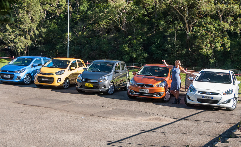 Micro Car Comparison : Holden Spark v Kia Picanto v Mitsubishi Mirage v Suzuki Celerio v Hyundai Accent