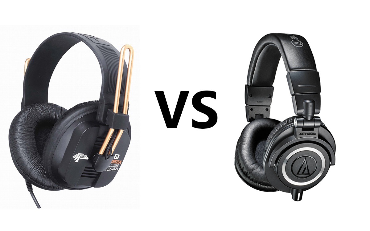 Fostex T50RP vs Audio Technica M50X Comparison Review
