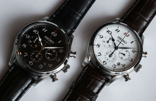 Seiko Presage Automatic Chronograph SRQ019 & SRQ021 Limited Edition Watches Hands-On