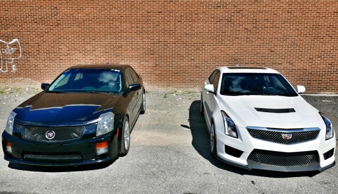 2016 Cadillac ATS-V vs. 2004 Cadillac CTS-V Showdown : Generation Gap