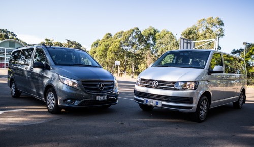 Mercedes-Benz Valente vs. Volkswagen Caravelle Comparison