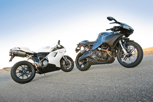 The Archives : Buell 1125R vs. Ducati 848 – COMPARISON TEST