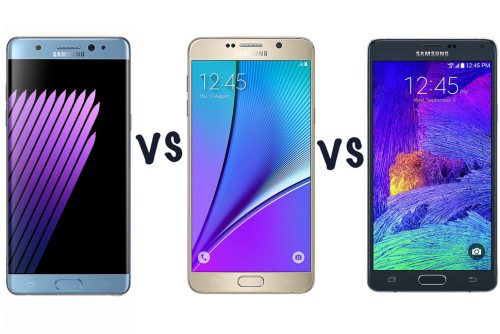 Samsung Galaxy Note 7 vs Note 5 vs Note 4: What’s the difference?