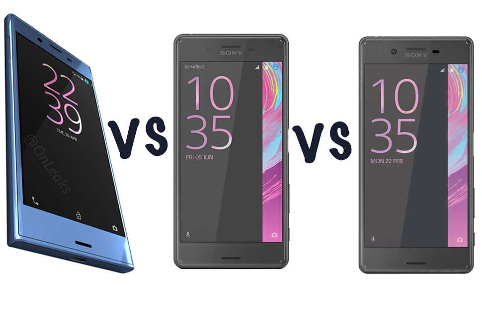 Sony Xperia XR vs Xperia X Performance vs Xperia X: What's the rumoured ...