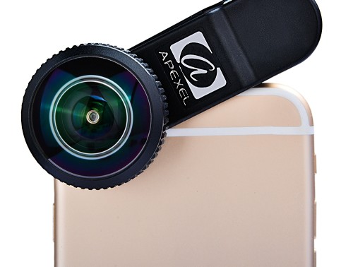 Quick review : Apexel 8mm fisheye lens for smartphones