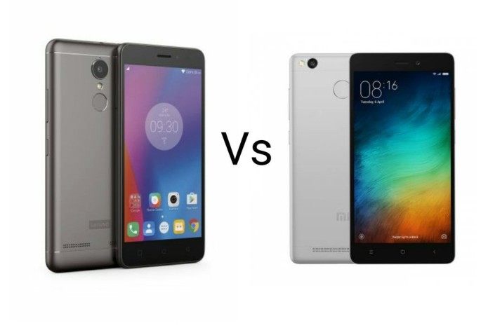 Lenovo K6 Power Vs Xiaomi Redmi 3s Prime Comparison