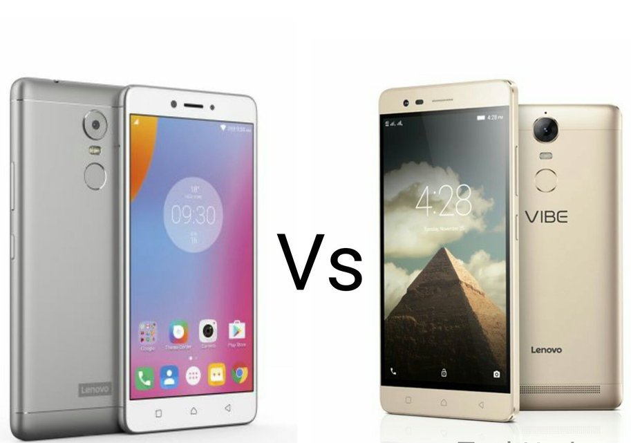 Lenovo K6 Note vs Lenovo Vibe K5 Note Comparison