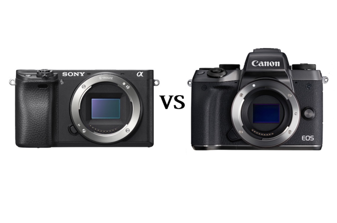 Specifications Comparison of Canon EOS M5 vs Sony A6300