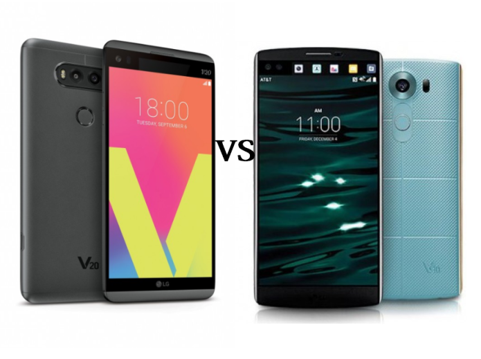 Specs Comparison : LG V20 vs LG V10