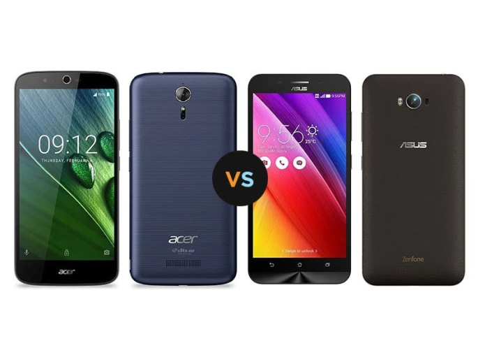 Specs Comparison : Acer Liquid Zest Plus VS ASUS Zenfone Max