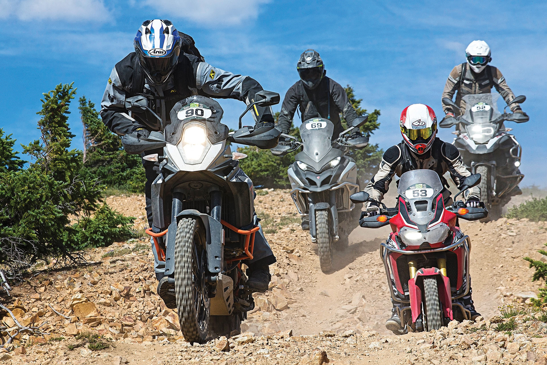 ducati multistrada vs honda africa twin