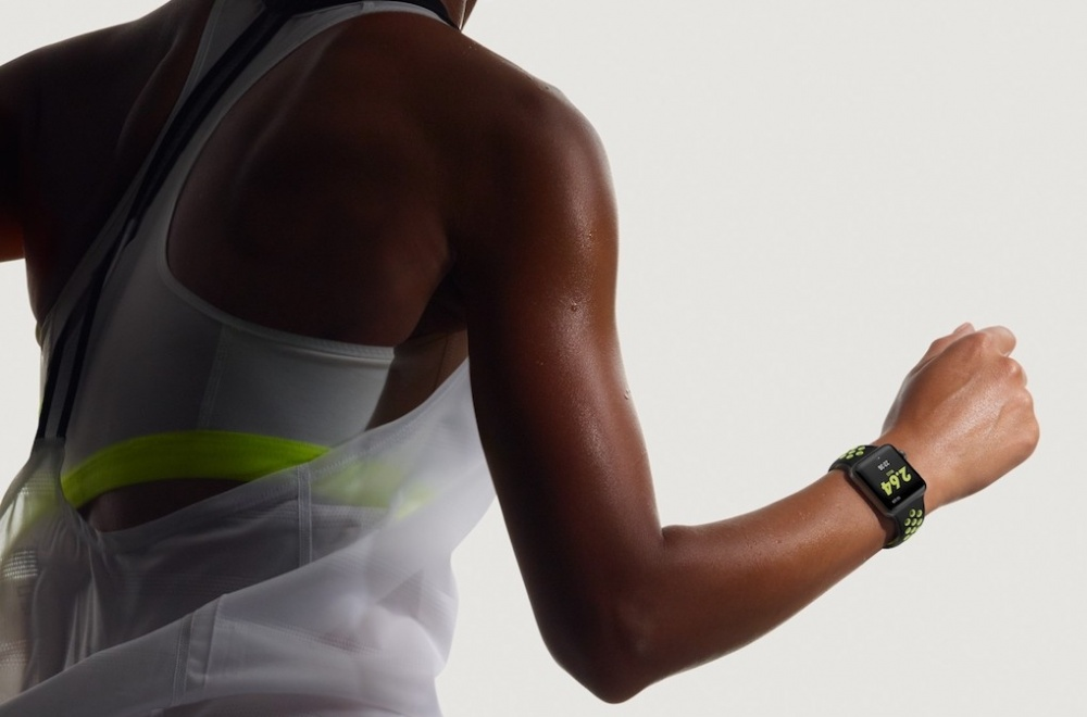 running watch with podcasts