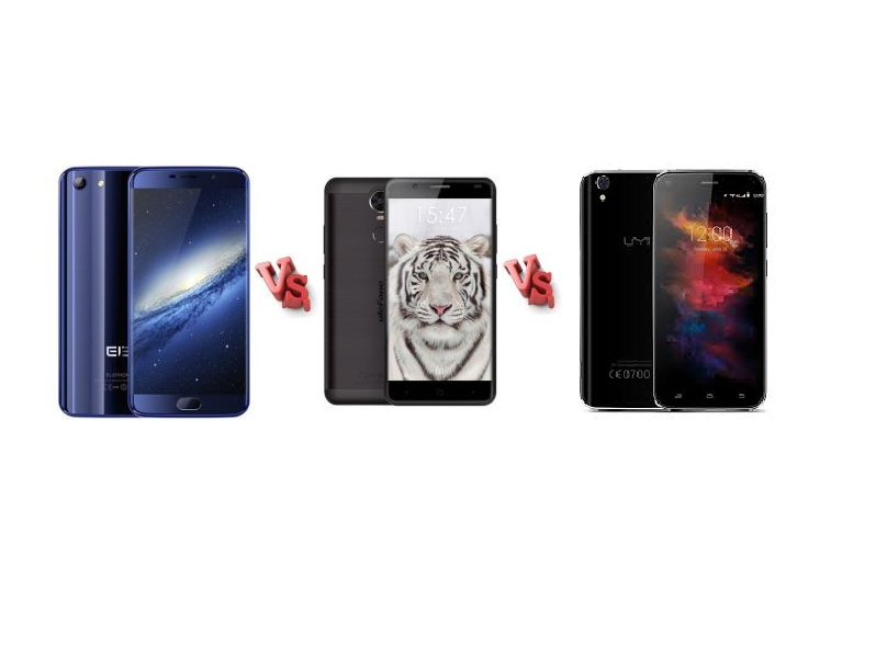 UMi Diamond vs Ulefone Tiger vs Elephone S7 Mini Review – Three mid-range mobiles that compete for the first place!