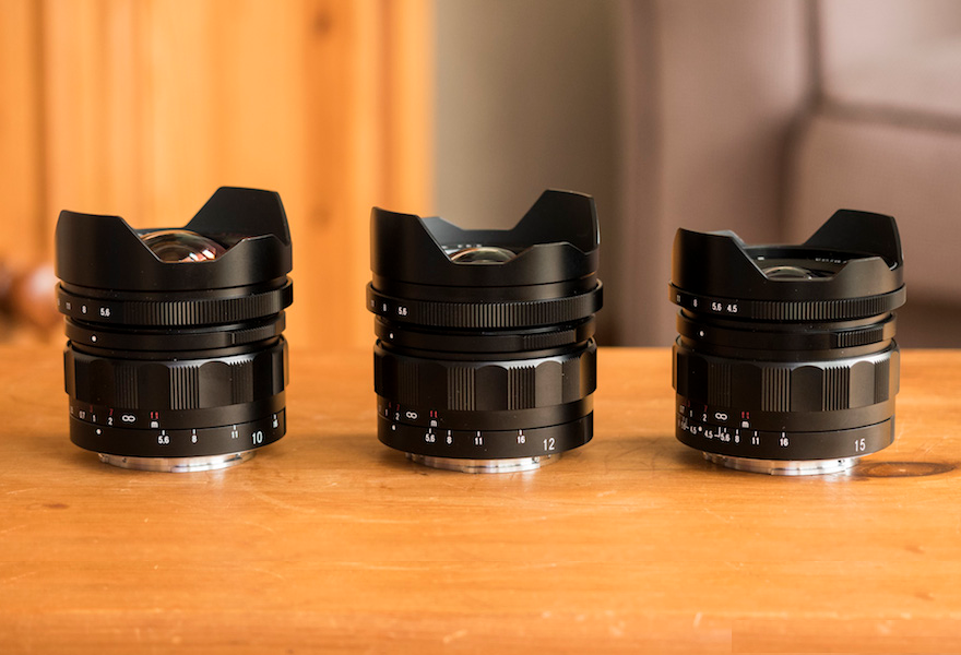 Voigtlander 10mm vs 12mm vs 15mm WideAngle Lenses for Sony Emount