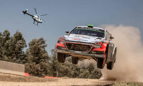 Helicopter versus Rally car : The McDonnell Douglas 520N takes on Hyundai’s i20 WRC