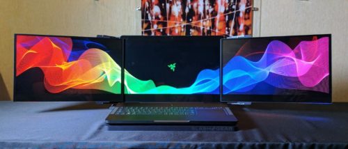 Razer Project Valerie hands-on: 3-screen gaming concept