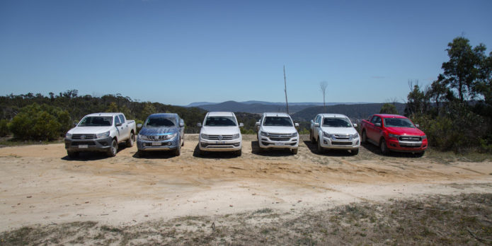 2017 Ute comparison : Ford Ranger v Holden Colorado v Isuzu D-Max v Mitsubishi Triton v Toyota HiLux v Volkswagen Amarok