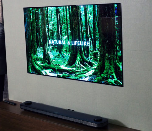 LG 65W7 Wallpaper 4K OLED TV Hands-on Review