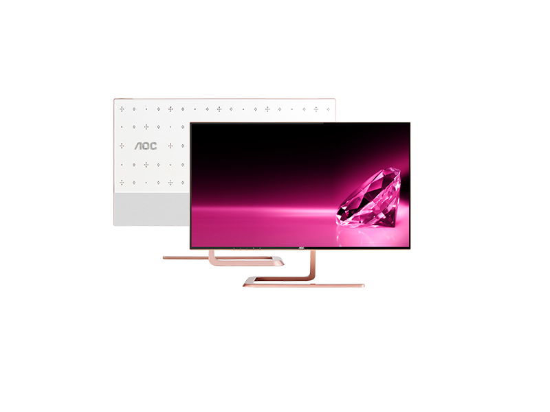 AOC Q2781PS Review monitor with Swarovski crystals