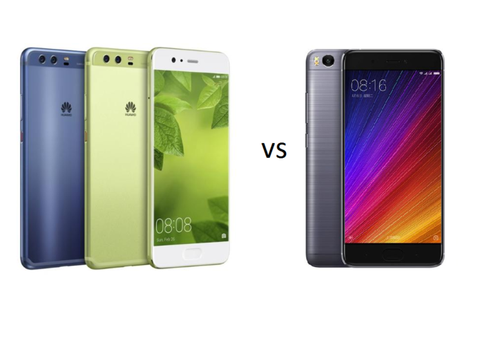 Huawei P10,P10 Plus VS Xiaomi MI5S Comparisons Review